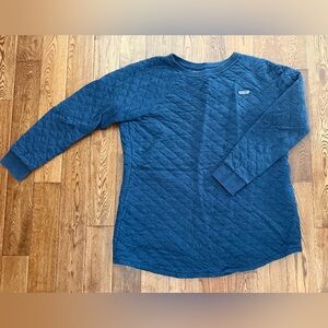Patagonia Navy Quilted Sweatshirt - XL
